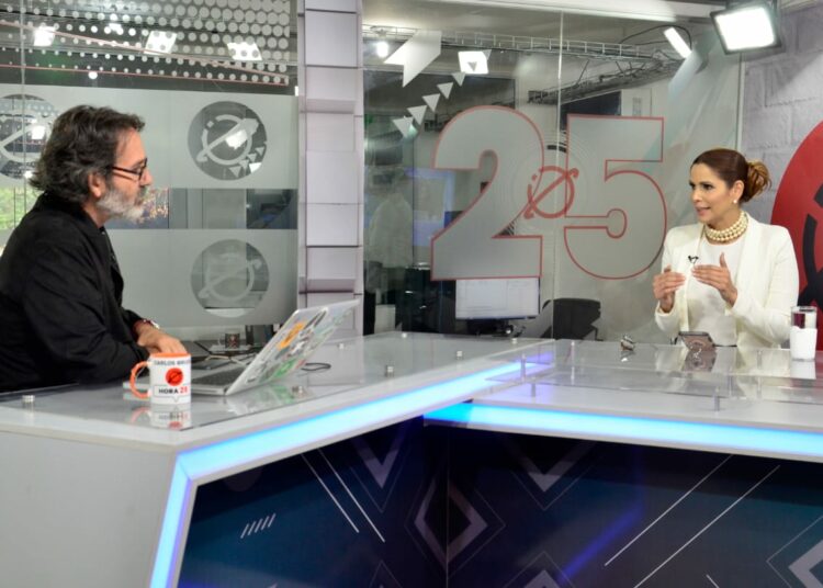 Milena Mayorga: «Las elecciones han sido un plebiscito de aprobación al trabajo del Presidente Nayib Bukele»