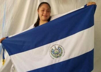 Gimnastas salvadoreñas destacan en la Copa Internacional de gimnasia rítmica de Olimpiadas Especiales en México