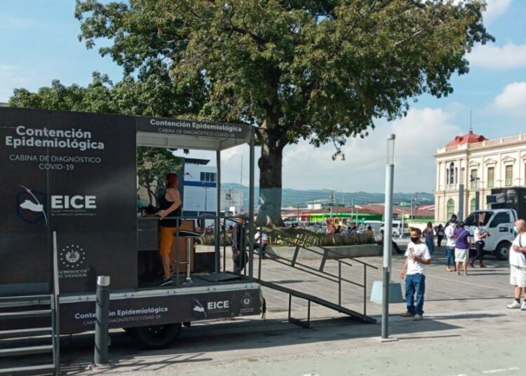 Salud realizará pruebas Covid-19 en diferentes puntos de San Salvador