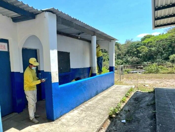 MOP remodela centro escolar en Ciudad Arce