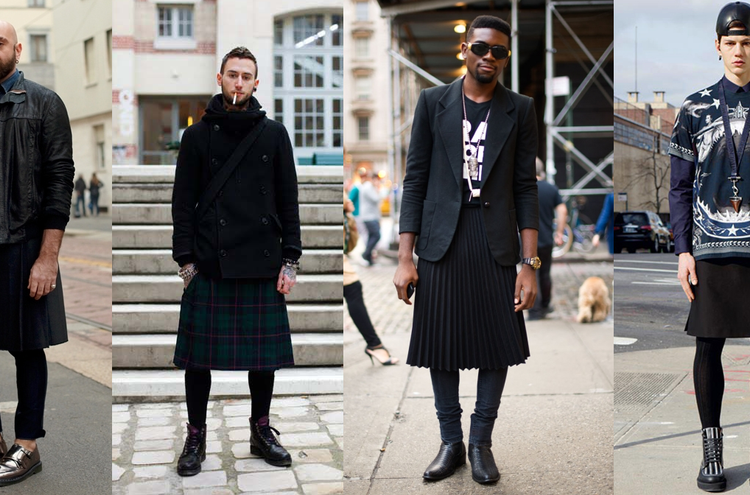 Las faldas masculinas surgen como «tendencia de moda pandémica»