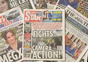 Así reaccionó la prensa británica tras la explosiva entrevista de Meghan Markle y el príncipe Harry