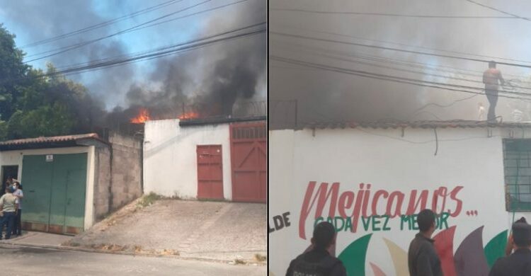 Una vivienda se incendió en Mejicanos, sin reportar personas lesionadas