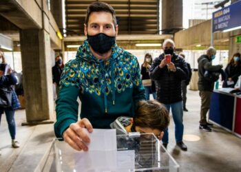 Así fueron Messi y su hijo a votar en las elecciones del FC Barcelona