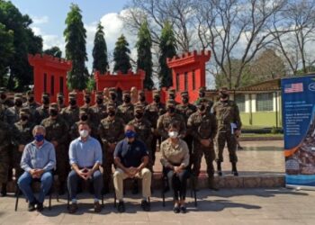 Fuerza Armada continúa capacitándose en manejo de armas con el apoyo del Departamento de Estado de EUA