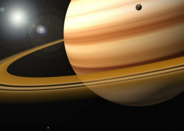 El Hubble muestra la colorida transición entre estaciones en Saturno