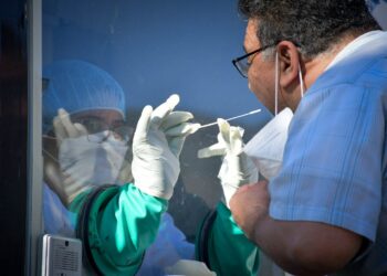 Por décimo día consecutivo el gobierno realiza jornadas de tamizaje en distintos puntos de San Salvador