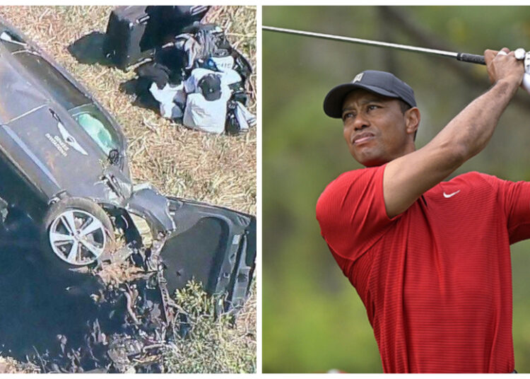 La policia finalizó la investigación del accidente de Tiger Woods
