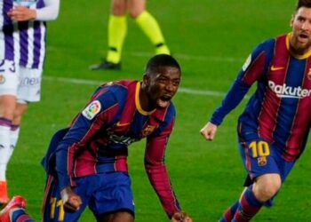 Barcelona gana 1-0 al Valladolid y se coloca en el segundo lugar de LaLiga