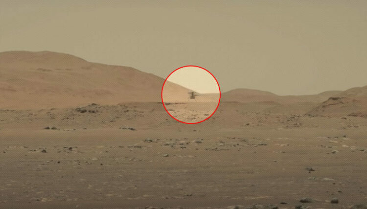 (VIDEO) El helicóptero Ingenuity de la NASA bate un récord de distancia y velocidad en un vuelo sobre Marte