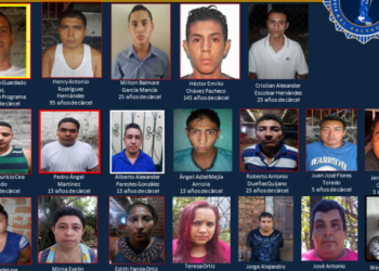 Juzgado envía a 37 terroristas en Santa Ana pasar hasta 145 años de cárcel