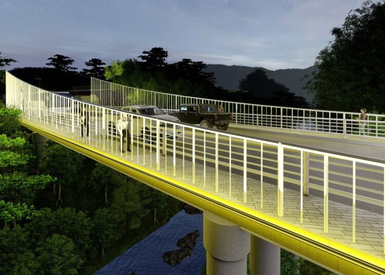 MOP anuncia construcción de nuevo puente sobre el río Ceniza, en Sonsonate