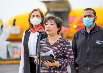 Embajadora de China en El Salvador destaca rapidez en la vacunación de salvadoreños