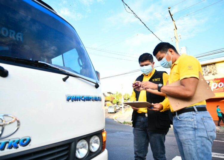 VMT continúa verificando cumplimiento de medidas de bioseguridad en el transporte colectivo
