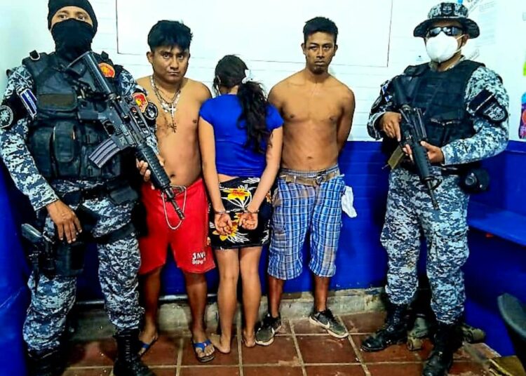 Capturan a terroristas acusados de homicidio en Santo Domingo Guzmán, Sonsonate