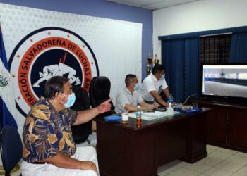 El presidente de la United World Wrestling Américas (UWW) realizó visita a El Salvador