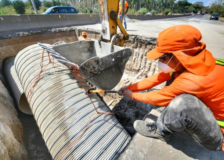 MOP realiza obras de mitigación previo a la época de lluvia