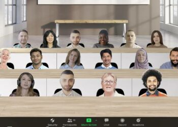 Zoom lanzó Vista inmersiva, una opción que permite ver hasta a 25 participantes en una misma sala