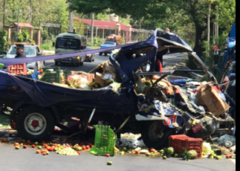 Persona muere en fuerte accidente en la carretera Troncal de Norte