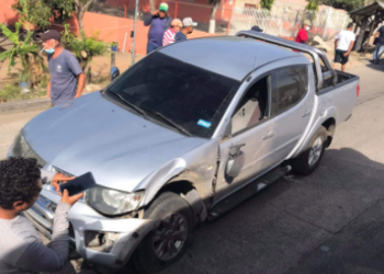 Fuerte accidente de tránsito en carretera a San Miguel