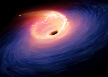 Astrónomos observan por primera vez como un agujero negro se devora la silueta de una estrella