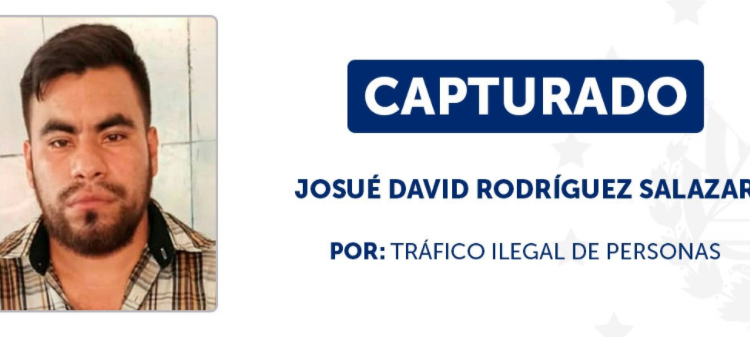 Capturan a sujeto por tráfico ilegal de personas