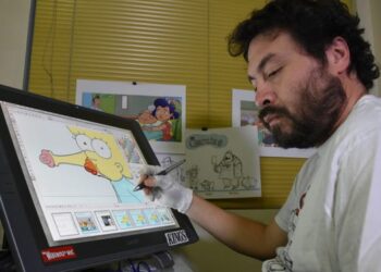 Fallece Edwin Aguilar, el ilustrador salvadoreño que dibujaba a Los Simpson