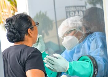 Ministerio de Salud realiza pruebas Covid-19 en Mejicanos
