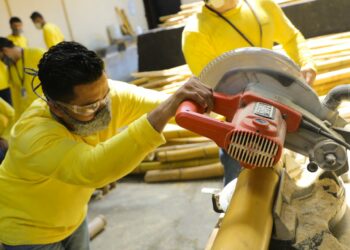 Privados de libertad trabajan en diversos proyectos comunitarios