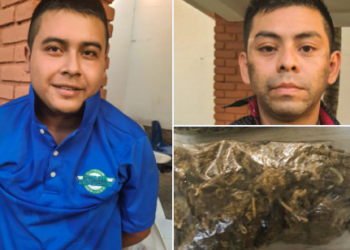 PNC captura a 2 sujetos con droga en Colón