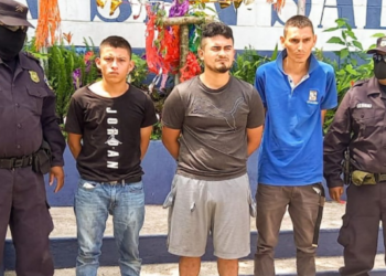 PNC captura a 3 terroristas acusados por diferentes delitos en San Salvador
