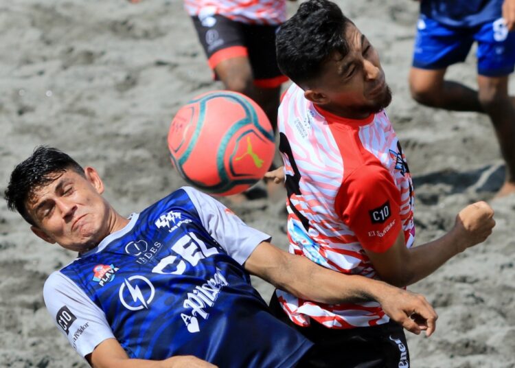 Barra de Santiago sigue liderando el grupo A de fútbol playa