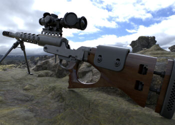 (VIDEO) Un rifle de gran calibre explota en la cara de un ‘youtuber’ y una pieza de metal le atraviesa el cuello y sigue vivo de milagro