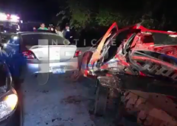 Accidente en carretera al Puerto de la Libertad deja 5 lesionados