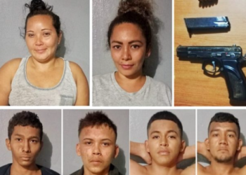 PNC sorprende y captura hombres y mujeres terroristas en Santa Elena, Usulután