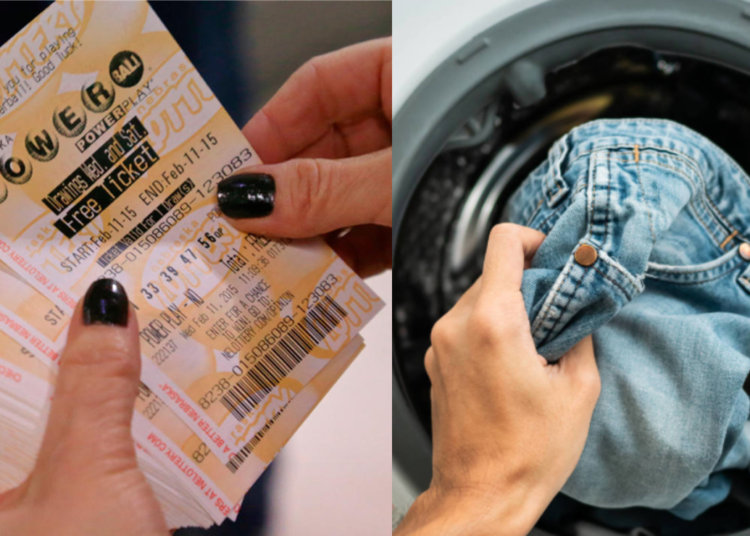 Compra un boleto de lotería premiado con 26 millones de dólares y lo destruye accidentalmente en la lavadora