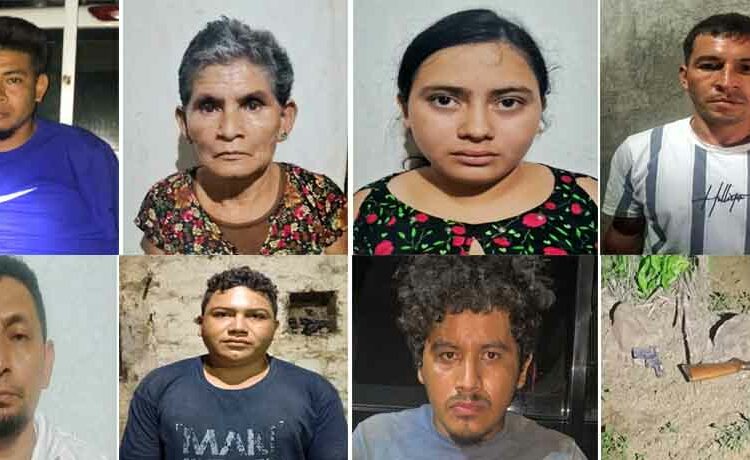 PNC captura 7 terroristas en San Miguel entre ellos 2 mujeres