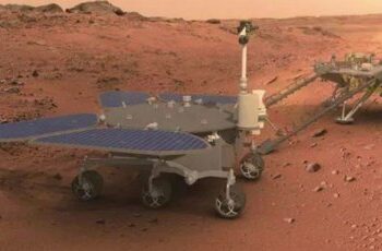 El róver chino Zhurong abandona su plataforma e inicia la exploración de Marte