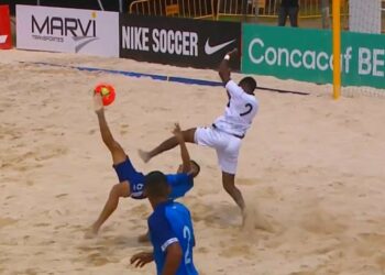 El Salvador cierra de forma perfecta la fase grupos del premundial de fútbol playa al derrotar 7-2 a Bahamas