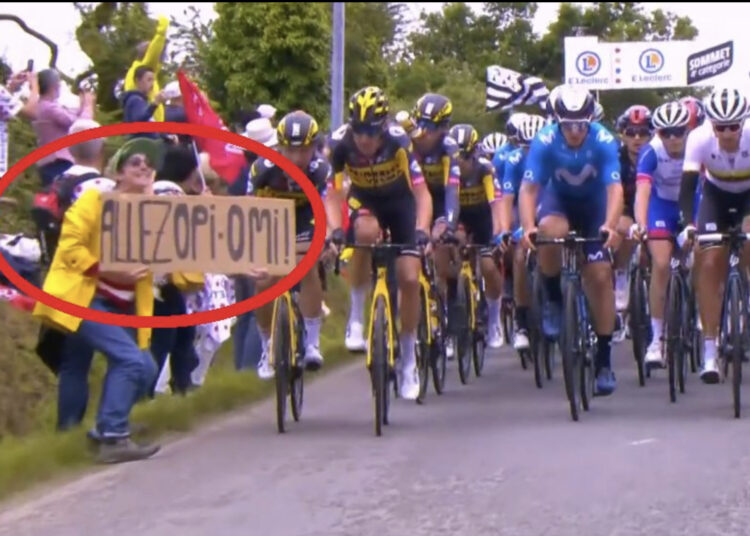 El accidente en Tour de France dejó ciclistas fracturados, fans heridos y una desesperada búsqueda para atrapar a la responsable