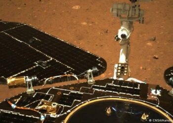 China publica nuevas imágenes a color del aterrizaje y exploración en Marte de su misión Tianwen-1