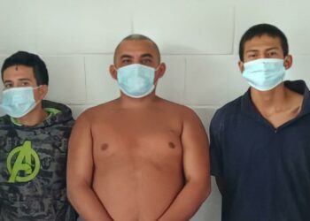 Presuntos pandilleros son capturados por la PNC en Chalatenango