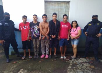Arrestan a seis pandilleros que intentaron asesinar a una persona en Ahuachapán
