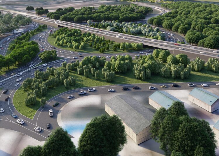 Avanza pavimentación y construcción de paso a desnivel en San Juan Opico