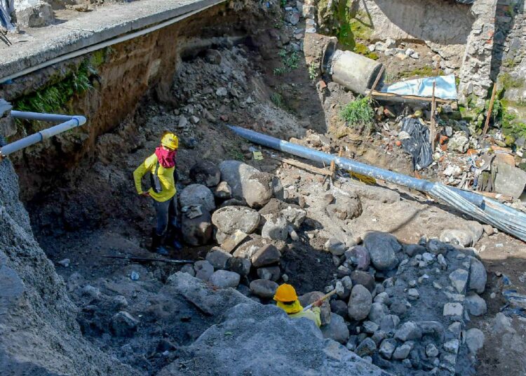 Trabajos de construcción en comunidad Darío González son supervisados por el MOP