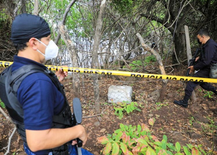 PNC incauta ocho bultos de droga en playa Las Casitas, de Usulután