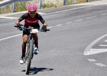Evelyn García dominó la ëlite de la IV despeñaderos Bike Rice en España