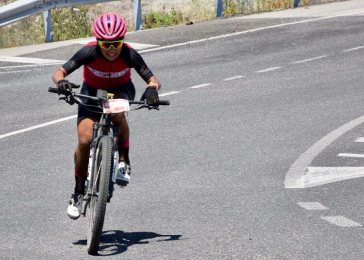 Evelyn García dominó la ëlite de la IV despeñaderos Bike Rice en España