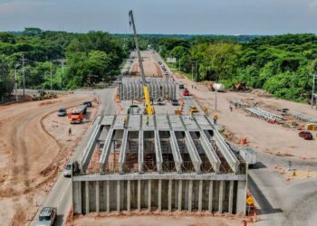 Paso a desnivel de Comalapa lleva un 35% de avance, confirmó Obras Públicas