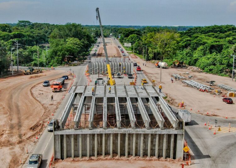 Paso a desnivel de Comalapa lleva un 35% de avance, confirmó Obras Públicas